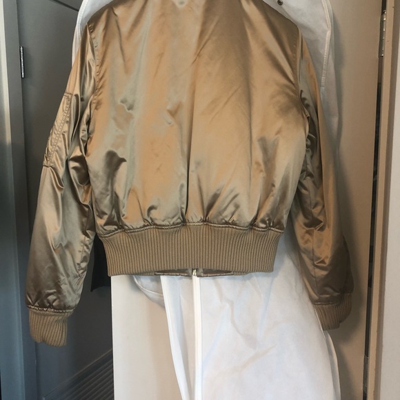 Escada Sport Gold Bomber Jacket